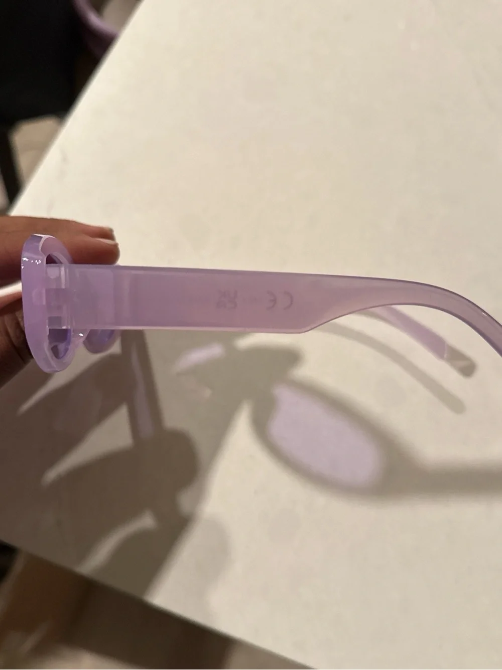Purple Oval Women's Sunglasses